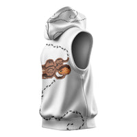 Halloween Ready For Candy Corn Sleeveless Hoodie Creepy Ant Trail