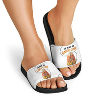 Halloween Ready For Candy Corn Slide Sandals Creepy Ant Trail