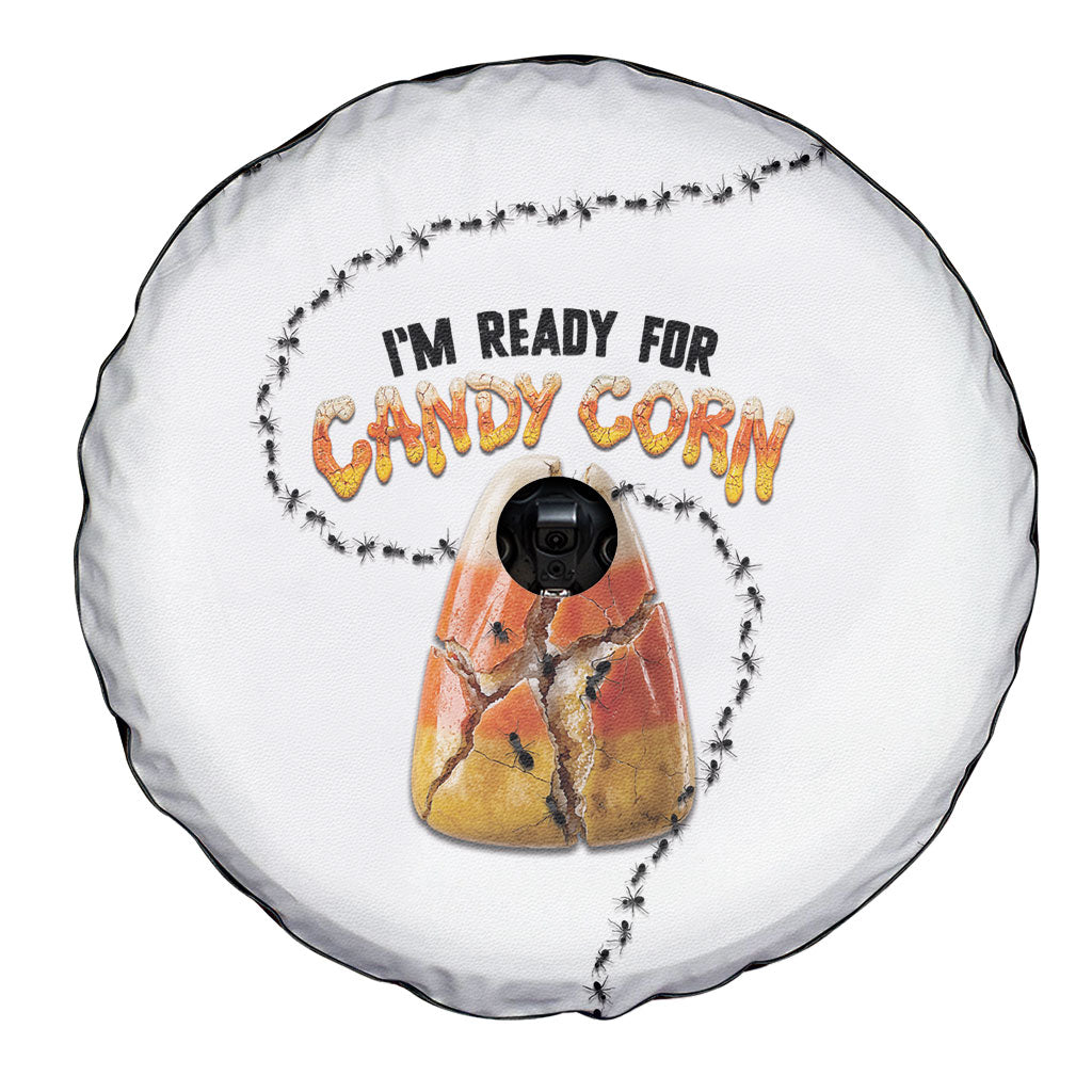 Halloween Ready For Candy Corn Spare Tire Cover Creepy Ant Trail