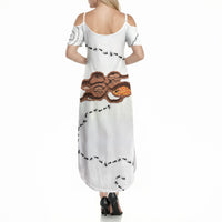 Halloween Ready For Candy Corn Summer Maxi Dress Creepy Ant Trail