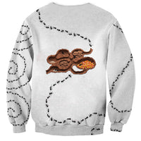 Halloween Ready For Candy Corn Sweatshirt Creepy Ant Trail