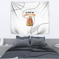 Halloween Ready For Candy Corn Tapestry Creepy Ant Trail