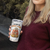 Halloween Ready For Candy Corn Tumbler Cup Creepy Ant Trail