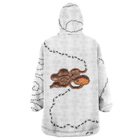 Halloween Ready For Candy Corn Wearable Blanket Hoodie Creepy Ant Trail