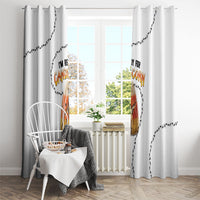 Halloween Ready For Candy Corn Window Curtain Creepy Ant Trail