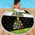 Tennis Christmas Beach Blanket Ho Ho Hold My Racquet - Wonder Print Shop