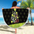 Tennis Christmas Beach Blanket Ho Ho Hold My Racquet - Wonder Print Shop