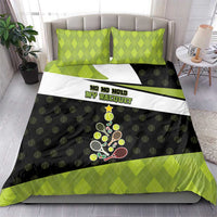 Tennis Christmas Bedding Set Ho Ho Hold My Racquet - Wonder Print Shop