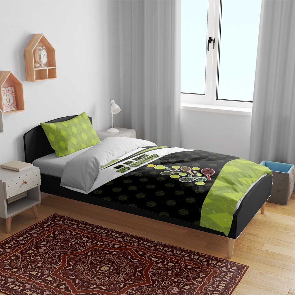 Tennis Christmas Bedding Set Ho Ho Hold My Racquet - Wonder Print Shop