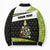 Personalized Tennis Christmas Bomber Puffer Jacket Ho Ho Hold My Racquet - Wonder Print Shop