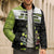 Personalized Tennis Christmas Bomber Puffer Jacket Ho Ho Hold My Racquet - Wonder Print Shop
