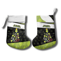 Personalized Tennis Christmas Christmas Stocking Ho Ho Hold My Racquet - Wonder Print Shop