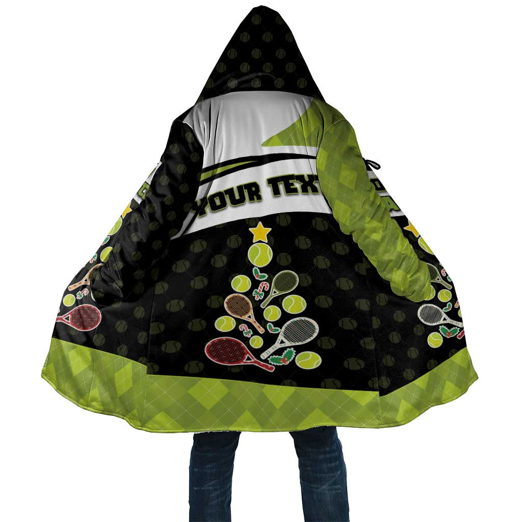 Personalized Tennis Christmas Cloak Ho Ho Hold My Racquet - Wonder Print Shop