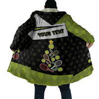 Personalized Tennis Christmas Cloak Ho Ho Hold My Racquet - Wonder Print Shop