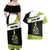 Personalized Tennis Christmas Couples Matching Off Shoulder Maxi Dress and Hawaiian Shirt Ho Ho Hold My Racquet - Wonder Print Shop