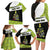 Personalized Tennis Christmas Family Matching Long Sleeve Bodycon Dress and Hawaiian Shirt Ho Ho Hold My Racquet - Wonder Print Shop