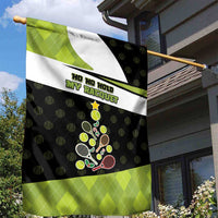 Tennis Christmas Garden Flag Ho Ho Hold My Racquet - Wonder Print Shop