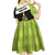Personalized Tennis Christmas Kid Short Sleeve Dress Ho Ho Hold My Racquet - Wonder Print Shop