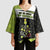 Personalized Tennis Christmas Kimono Sleeve Blouse Ho Ho Hold My Racquet - Wonder Print Shop