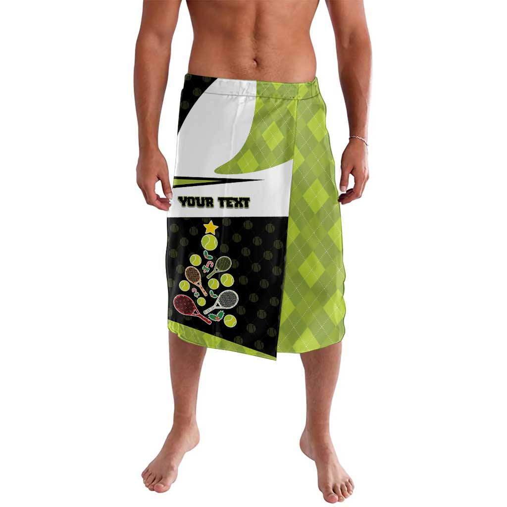 Personalized Tennis Christmas Lavalava Ho Ho Hold My Racquet - Wonder Print Shop