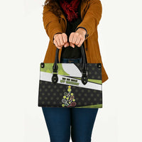 Tennis Christmas Leather Bag Ho Ho Hold My Racquet - Wonder Print Shop