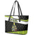 Tennis Christmas Leather Tote Bag Ho Ho Hold My Racquet - Wonder Print Shop