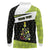 Personalized Tennis Christmas Long Sleeve Polo Shirt Ho Ho Hold My Racquet - Wonder Print Shop