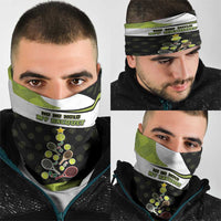Tennis Christmas Neck Gaiter Ho Ho Hold My Racquet - Wonder Print Shop