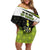 Personalized Tennis Christmas Off Shoulder Short Dress Ho Ho Hold My Racquet - Wonder Print Shop