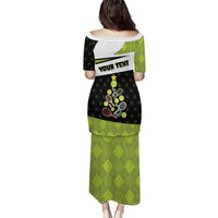 Personalized Tennis Christmas Puletasi Ho Ho Hold My Racquet - Wonder Print Shop