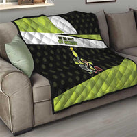 Tennis Christmas Quilt Ho Ho Hold My Racquet - Wonder Print Shop