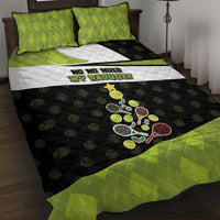 Tennis Christmas Quilt Bed Set Ho Ho Hold My Racquet - Wonder Print Shop