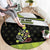 Tennis Christmas Round Carpet Ho Ho Hold My Racquet - Wonder Print Shop