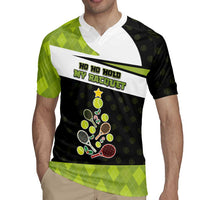 Personalized Tennis Christmas Rugby Jersey Ho Ho Hold My Racquet - Wonder Print Shop