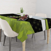 Tennis Christmas Tablecloth Ho Ho Hold My Racquet - Wonder Print Shop