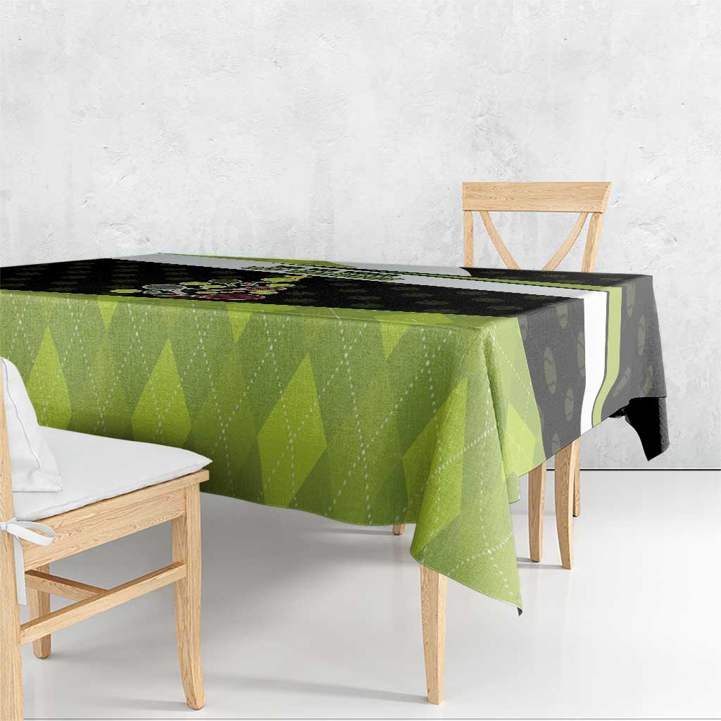 Tennis Christmas Tablecloth Ho Ho Hold My Racquet - Wonder Print Shop