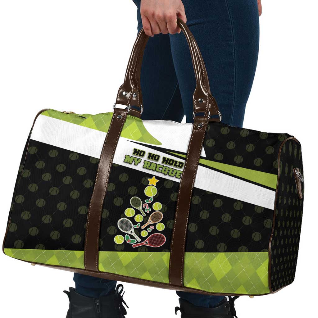 Tennis Christmas Travel Bag Ho Ho Hold My Racquet - Wonder Print Shop