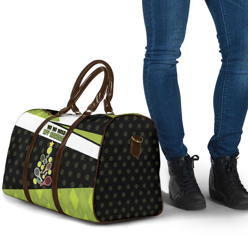 Tennis Christmas Travel Bag Ho Ho Hold My Racquet - Wonder Print Shop