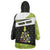 Personalized Tennis Christmas Wearable Blanket Hoodie Ho Ho Hold My Racquet - Wonder Print Shop