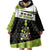 Personalized Tennis Christmas Wearable Blanket Hoodie Ho Ho Hold My Racquet - Wonder Print Shop