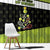 Tennis Christmas Window Curtain Ho Ho Hold My Racquet - Wonder Print Shop