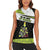 Personalized Tennis Christmas Women Sleeveless Polo Shirt Ho Ho Hold My Racquet - Wonder Print Shop