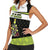 Personalized Tennis Christmas Women Sleeveless Polo Shirt Ho Ho Hold My Racquet - Wonder Print Shop