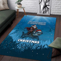 Merry Sharkmas Area Rug I Am Dreaming Of A Great White Christmas - Wonder Print Shop