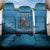 Merry Sharkmas Back Car Seat Cover I Am Dreaming Of A Great White Christmas - Wonder Print Shop