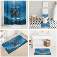 Merry Sharkmas Bathroom Set I Am Dreaming Of A Great White Christmas - Wonder Print Shop