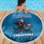 Merry Sharkmas Beach Blanket I Am Dreaming Of A Great White Christmas - Wonder Print Shop