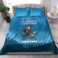 Merry Sharkmas Bedding Set I Am Dreaming Of A Great White Christmas - Wonder Print Shop