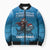 Merry Sharkmas Bomber Puffer Jacket I Am Dreaming Of A Great White Christmas - Wonder Print Shop