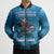 Merry Sharkmas Bomber Puffer Jacket I Am Dreaming Of A Great White Christmas - Wonder Print Shop